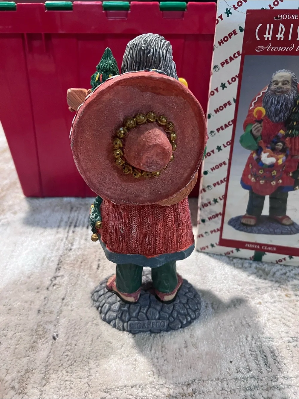 Vintage 1997 Fiesta Claus by House of Lloyd 11” figure z99